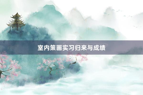 室内策画实习归来与成绩
